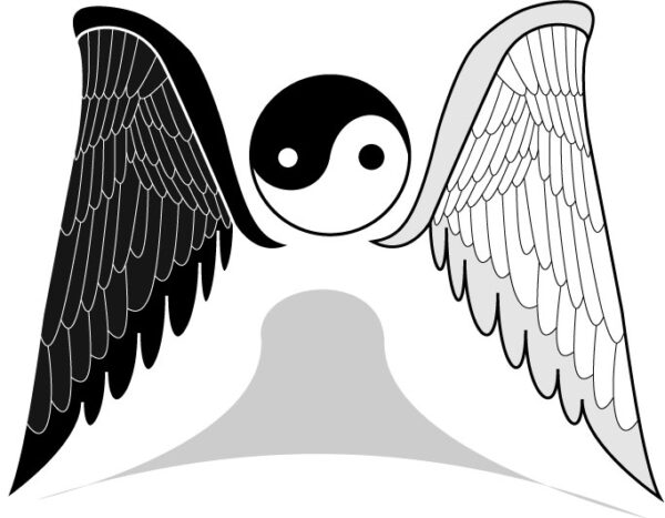 Winged Yin Yang